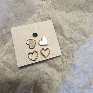 New fossil earrings
